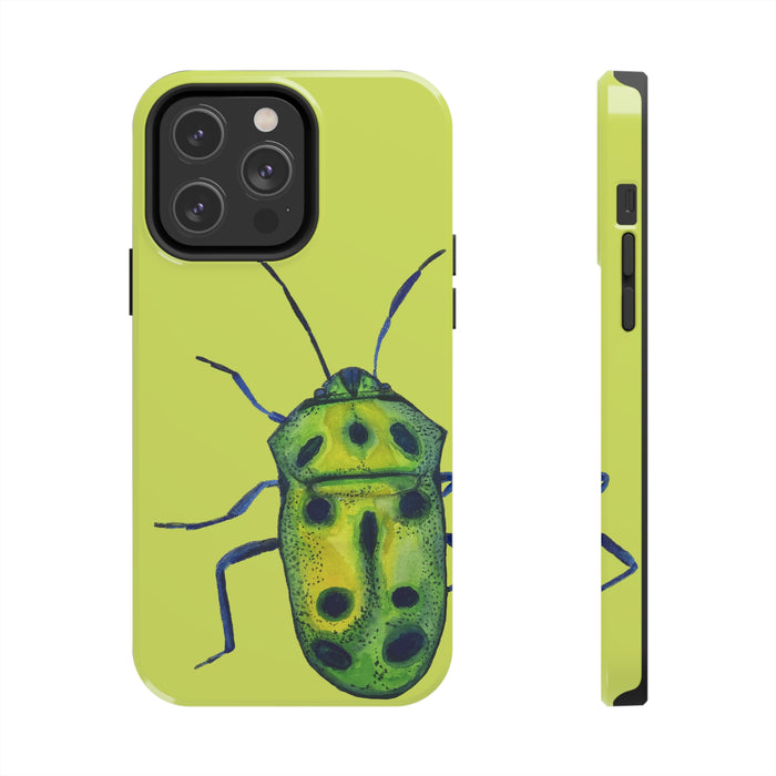 Green Beetle Tough Phone Cases