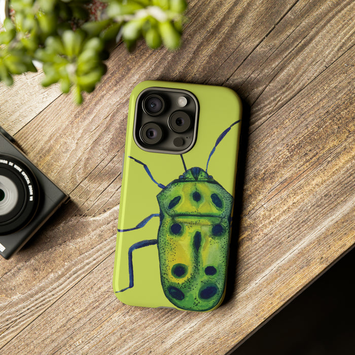 I phone 15 Green beetle Tough Cases