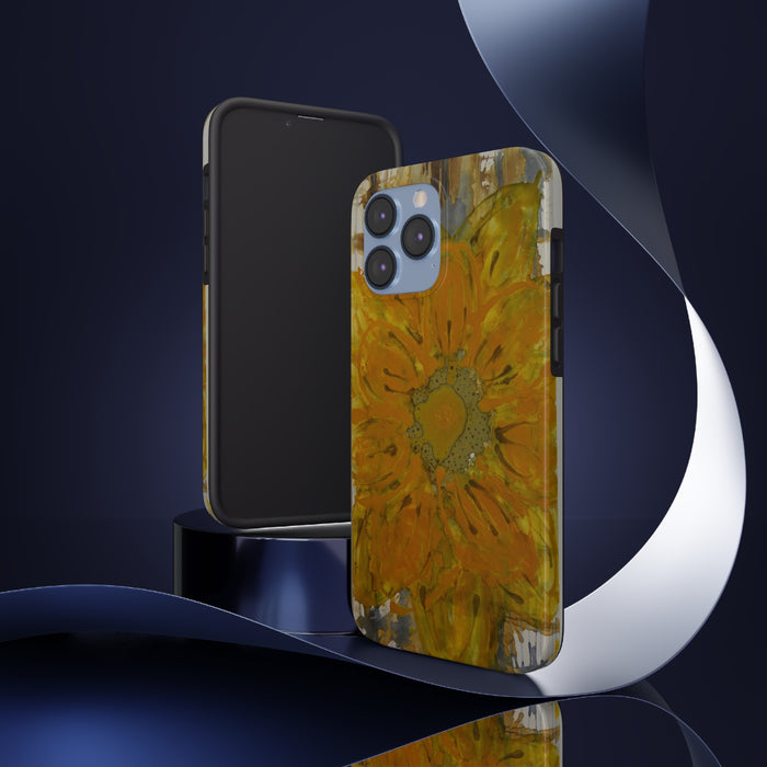 Abstract Sunflower Phone Cases