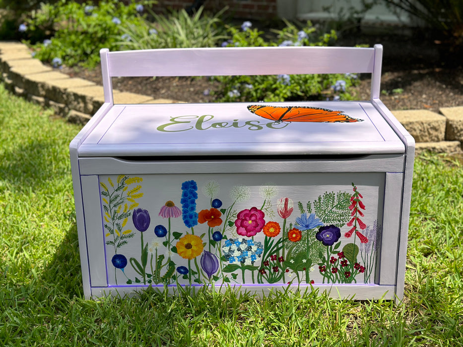 Hand Painted Trunk