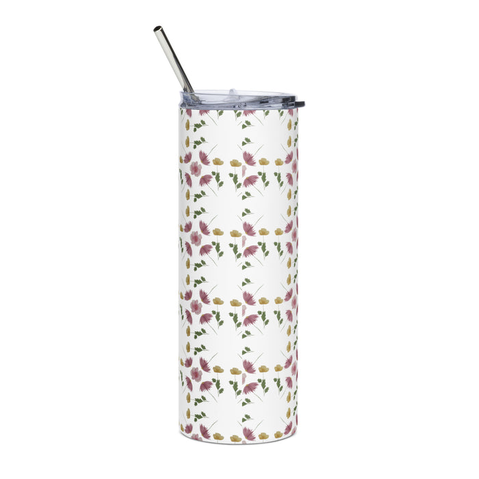 Quilted Flower Tumbler